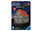 Un puzzle 3D de Ravensburger d'une maison à colombage illuminée, 216 pièces.