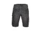 Shorts cargo en jean gris foncé.