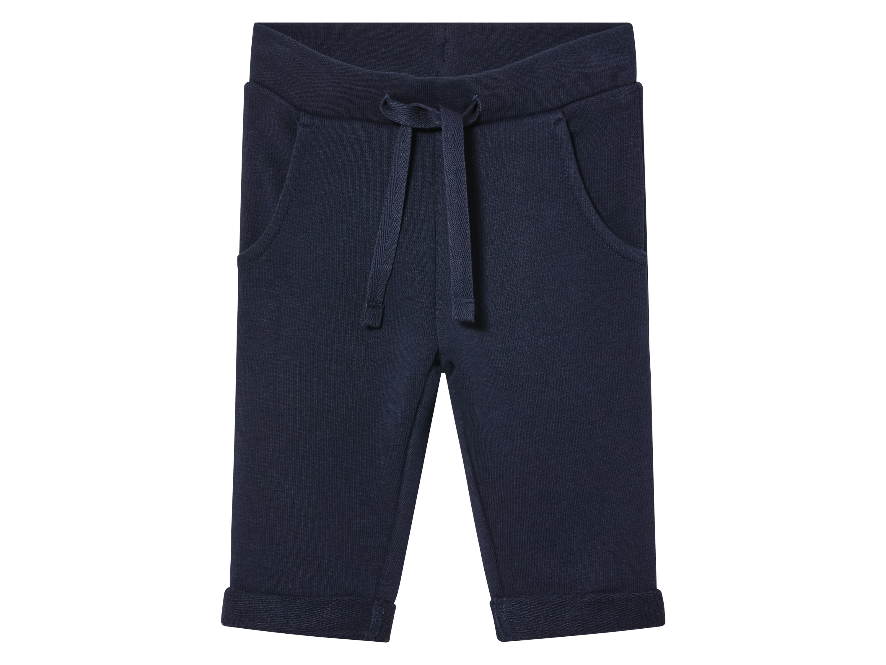 lupilu® Pantalon molletonné bébé (0-2 mois, bleu foncé)
