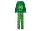 Pyjama vert Minecraft Creeper pour enfants, avec haut à manches longues et pantalon à motifs.