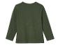 T-shirt vert à manches longues pour enfant.