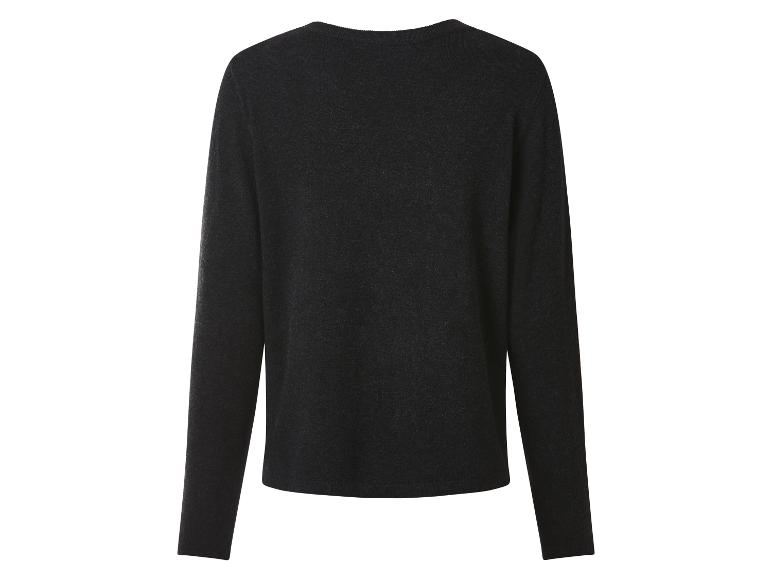 Pull homme gris foncé à manches longues, vue de dos