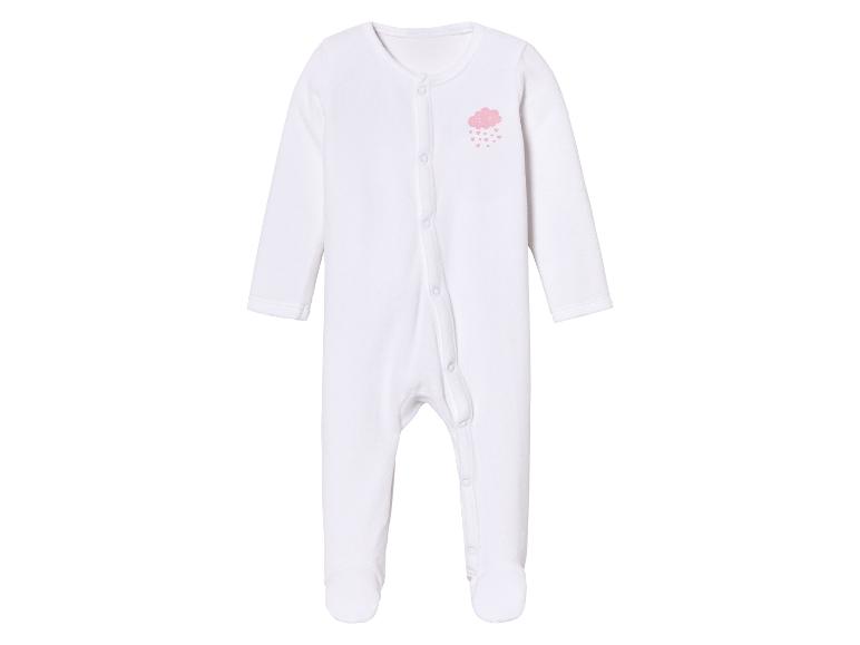Pyjama en velours bébé