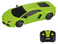 Voiture télécommandée verte LUPILU® RC Car Lizenz 1:24 avec télécommande
