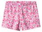 Shorts fille roses et violets à motif floral