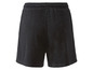 Shorts en molleton noir avec taille élastique.