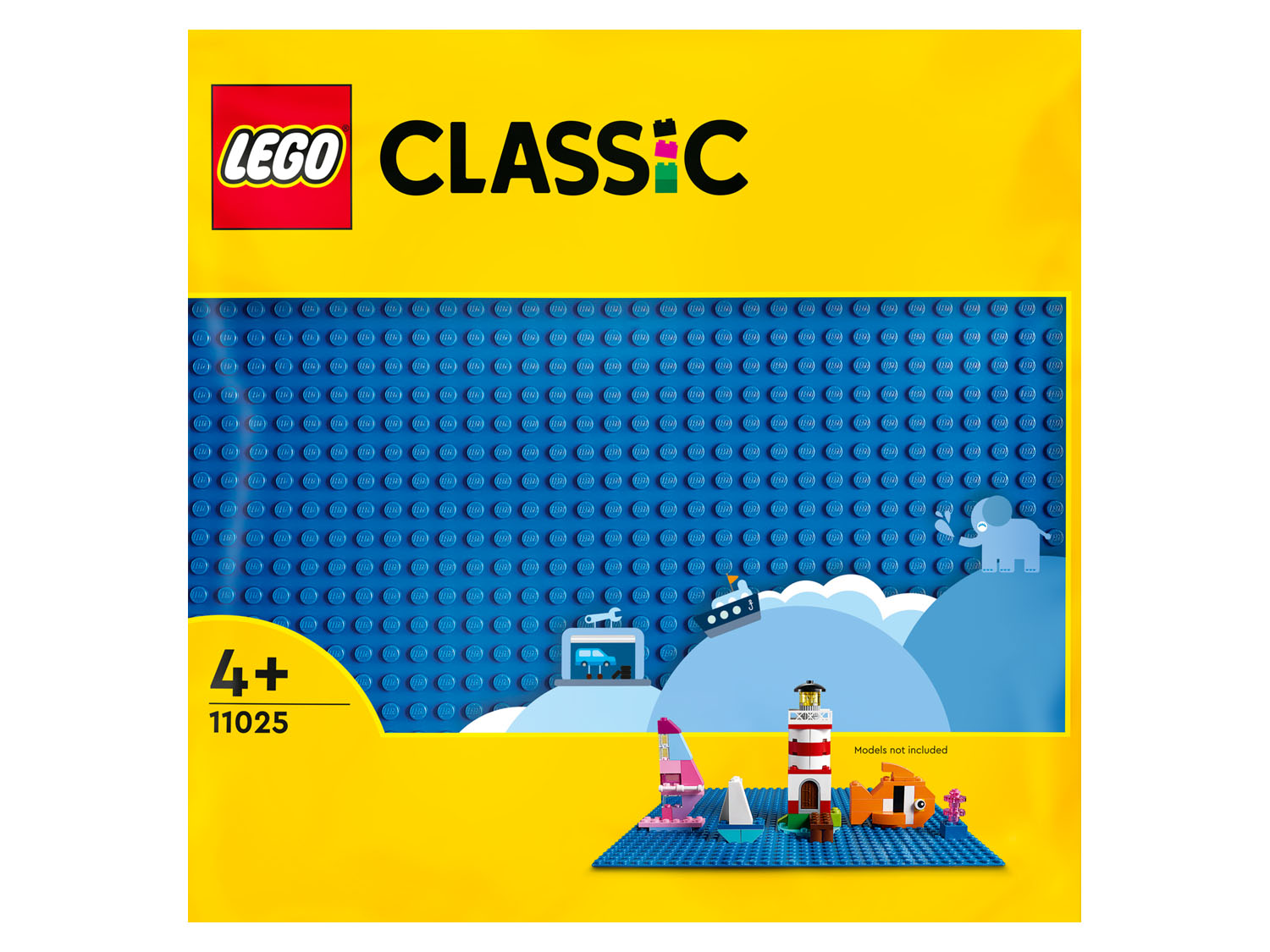 LEGO® Classic La plaque de construction bleue