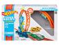 Boîte de jeu Hot Wheels Track Builder Unlimited : boucle et voitures.