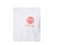T-shirt blanc avec un imprimé de deux palmiers et le texte 'Waves of Life'.