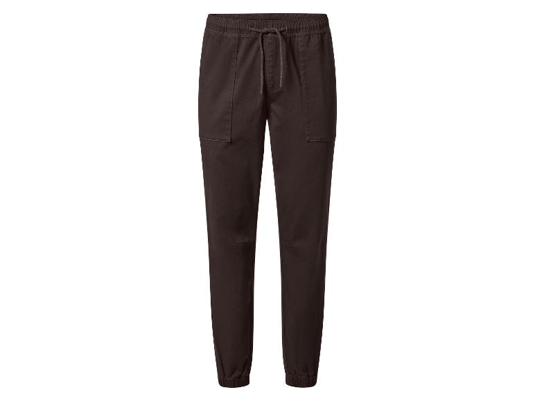 Pantalon de jogging homme marron foncé avec cordon de serrage et poches