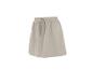 Jupe beige avec taille élastique et cordon de serrage