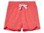 Short rose avec cordon.