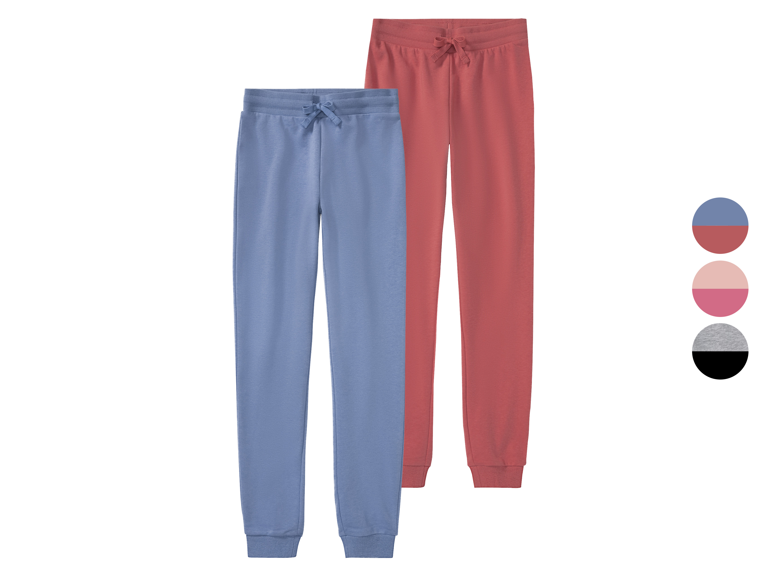 pepperts!® Lot de 2 pantalons molletonnés fille