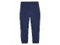 Un pantalon de survêtement bleu marine pour enfants.
