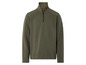 Un pull vert pour homme avec une demi-zip de la marque Napapijri.