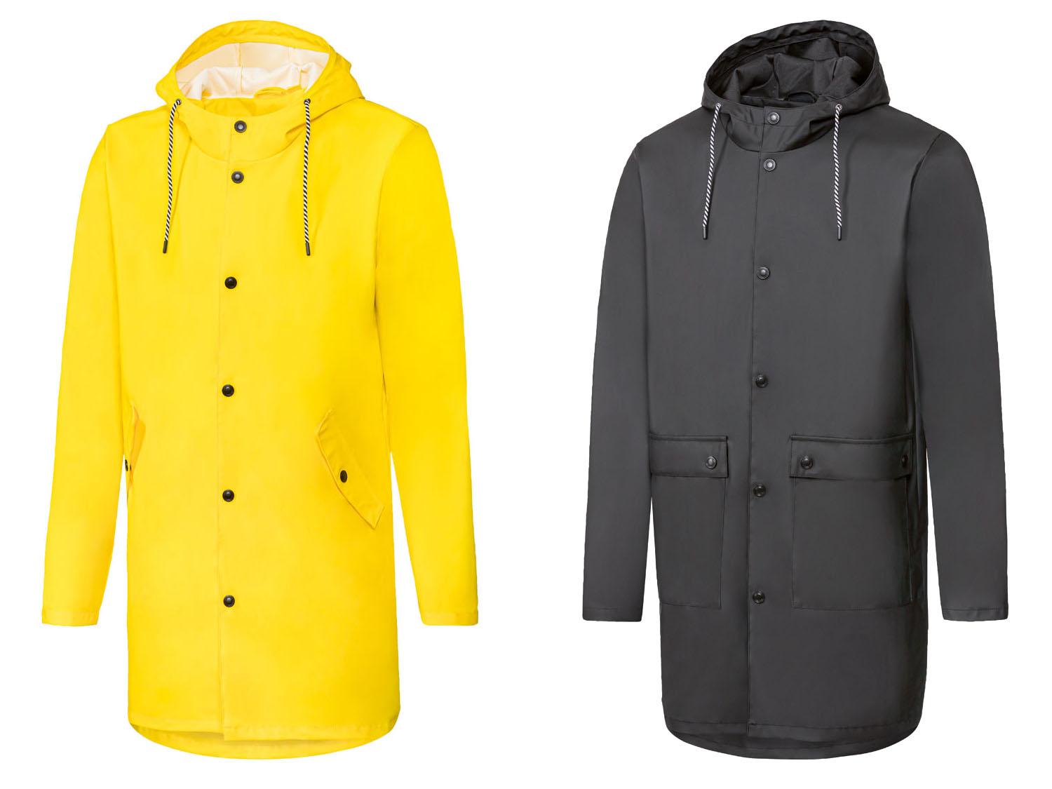 CRIVIT Parka de pluie avec dos rallongé, pour homme