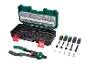 Kit de pince à riveter avec assortiment d'écrous à riveter M5, M6, M8, M10, M12 dans un coffret.