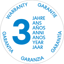 Sceau de garantie de 3 ans