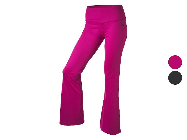 Pantalon de sport fuchsia pour femme avec jambes évasées