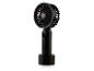 Ventilateur de poche noir élégant sur pied.