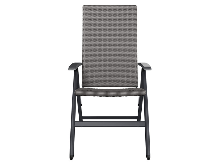 LIVARNO home Lot de 2 fauteuils pliants Valencia, gris 3