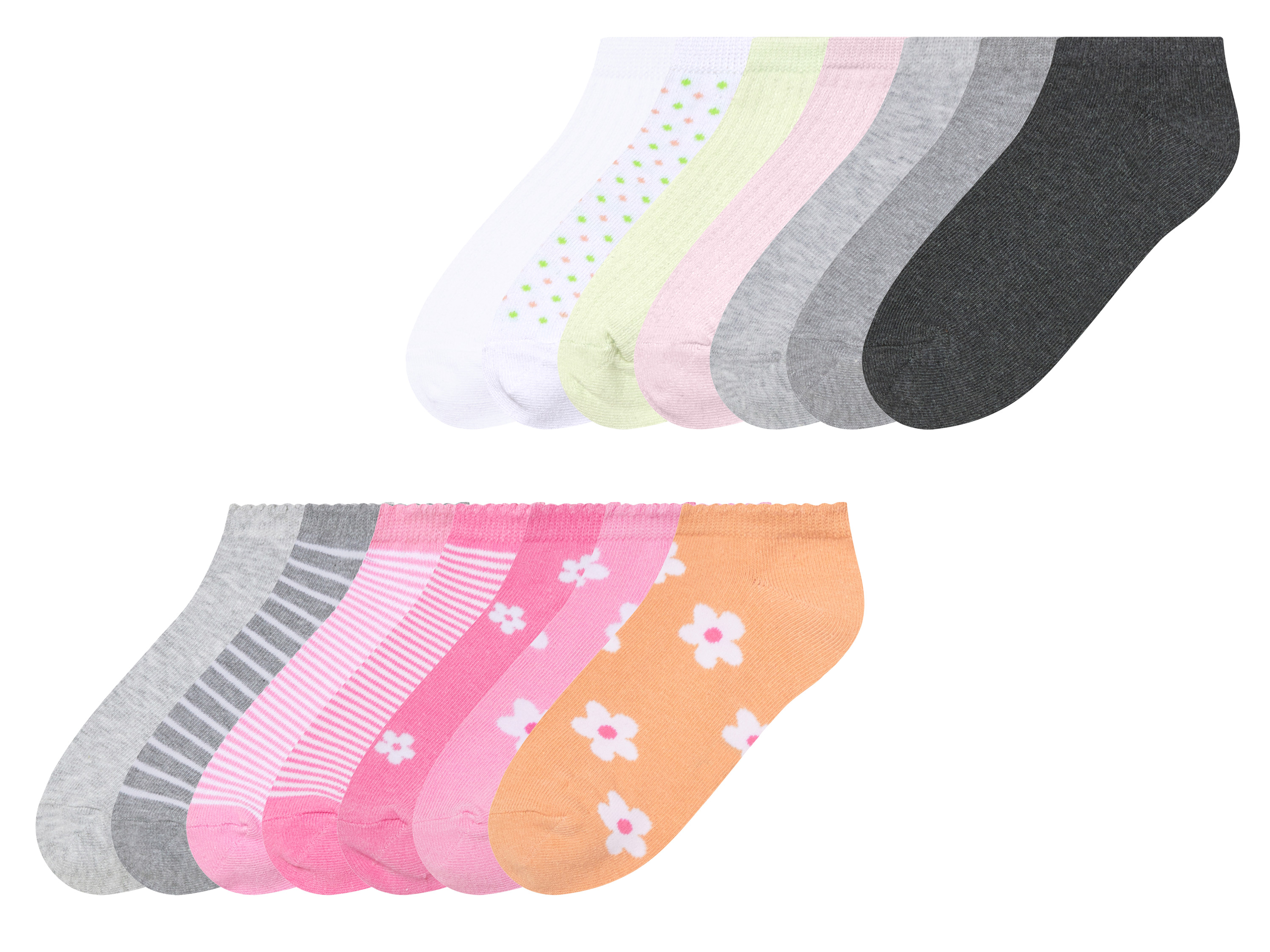 pepperts!® Lot de 7 paires de socquettes fille