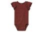 Bodys bébé marron à volants, style bohème.