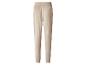 Pantalon de jogging beige en velours pour femme