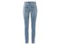 Jeans skinny bleu clair, vue arrière.