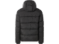 Doudoune noire pour homme avec capuche, vue de dos.