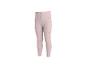 Legging rose enfant à pois marron