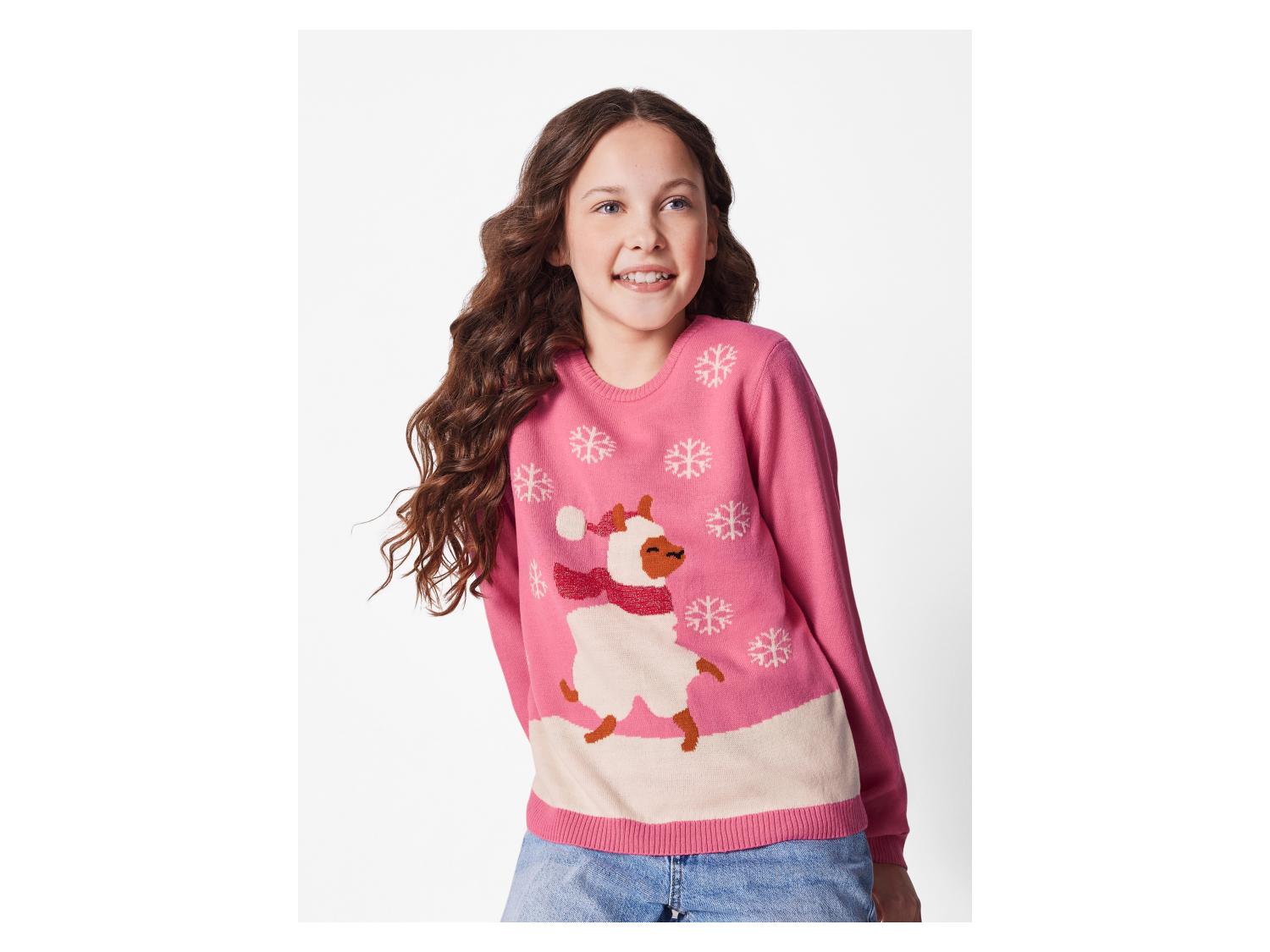 Pull Rose Foncé Fille Palomino Taille 128 Cm (8-9 Ans) - Occasion Très Bon état, Matière Acrylique