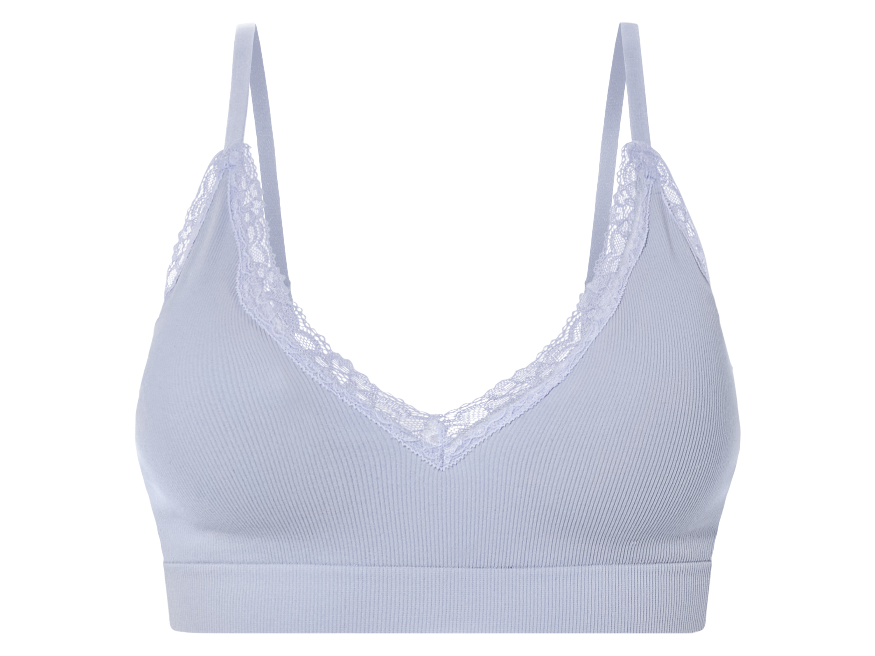 esmara® Brassière en dentelle femme (bleu, S)