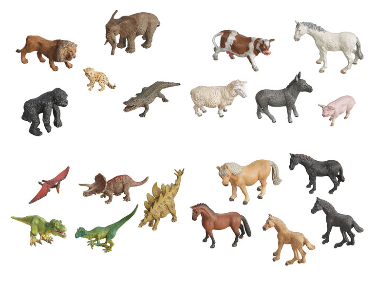 Aller en mode plein écran : Playtive Figurines animaux, 5 pièces - Image 1
