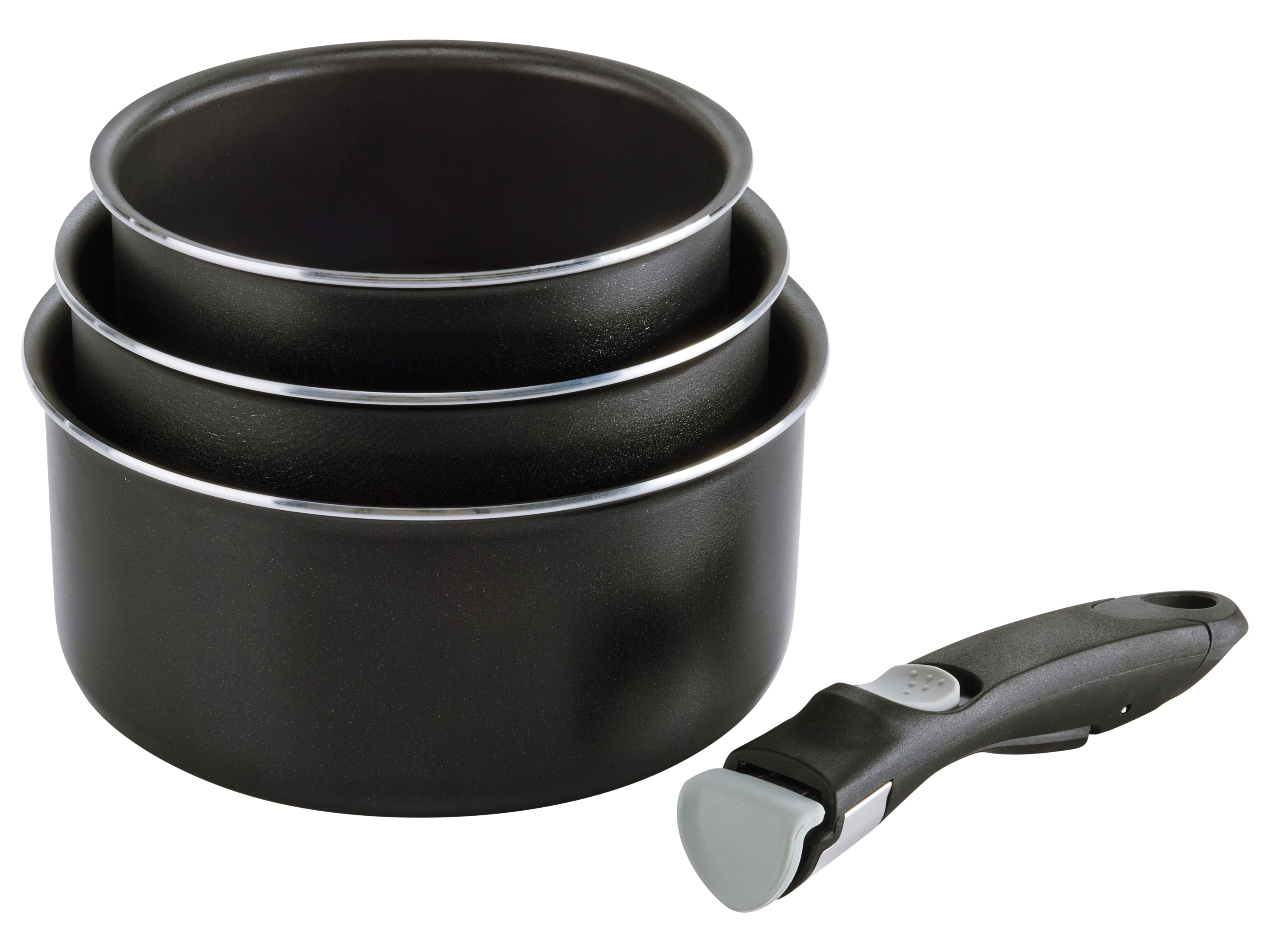CRIVIT Set de poêles ou set de casseroles (lot de 3 casseroles)