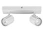 Spot double encastré, design moderne.