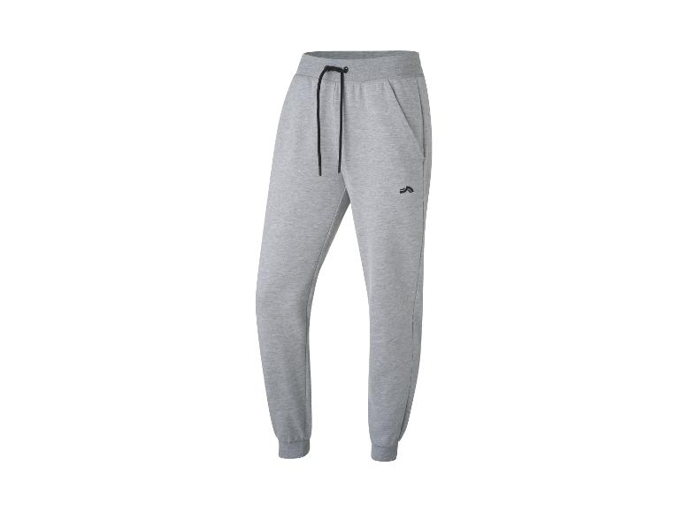 Pantalon de survêtement gris avec cordon et logo