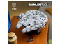 Un modèle Lego du Millennium Falcon avec des détails Star Wars