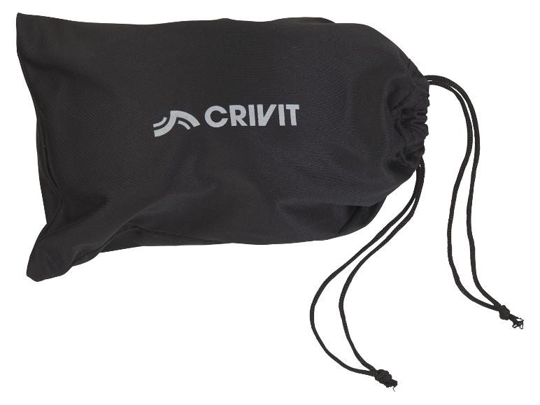 Sac de sport noir Crivit avec cordon.