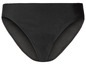 Un bas de bikini noir.