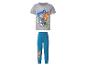 T-shirt gris et pantalon bleu avec imprimé 'Dino Expert Paw Patrol' pour enfants.