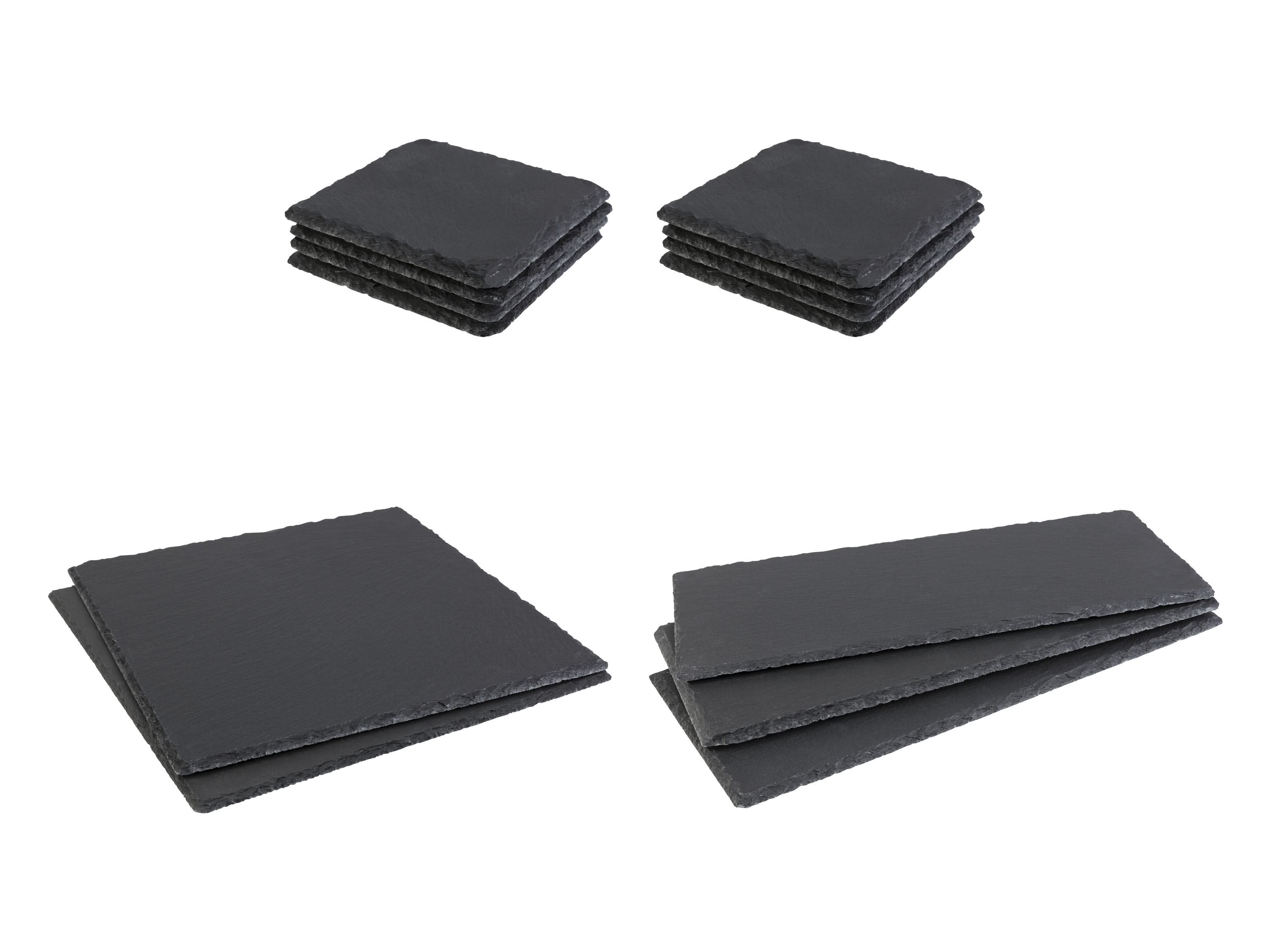 LIVARNO home Plateaux de service ou dessous-de-plat en ardoise