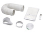Tuyau flexible, couverture, plaque de montage et télécommande pour un système de climatisation.