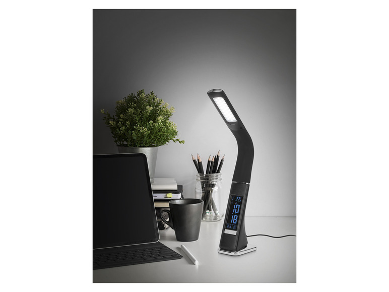Aller en mode plein écran : LIVARNO home Lampe de table à LED avec affichage de l'heure - Image 10
