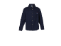 Chemise enfant bleu foncé à manches longues avec une petite broderie voiture sur la poitrine