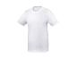 T-shirt blanc à manches courtes pour homme