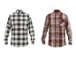 ESMARA MEN Chemise en flanelle pour homme: Chemises à carreaux en flanelle noir/blanc et rouge/beige