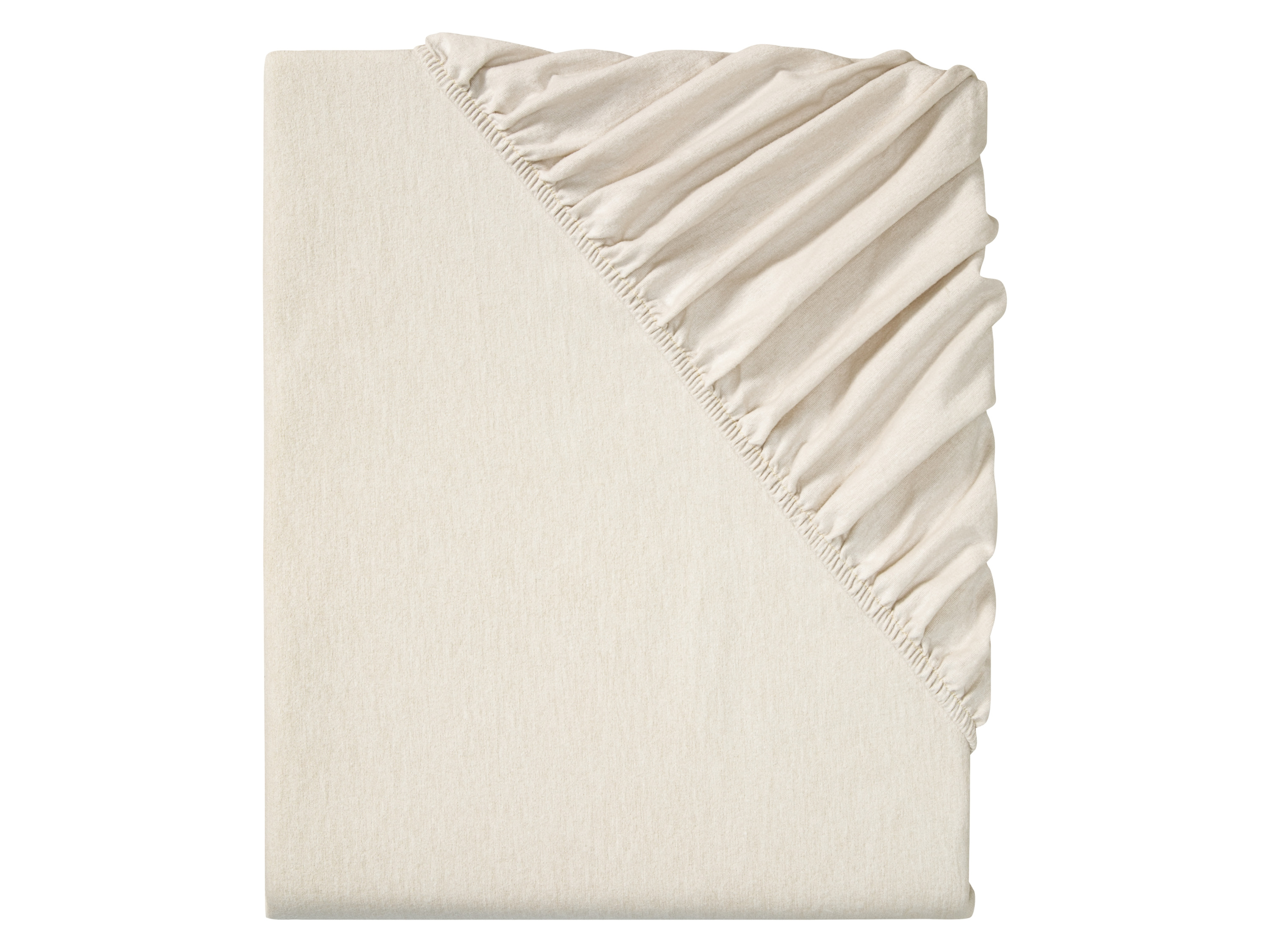 LIVARNO home Drap-housse en flanelle, 90-100 x 200 cm (beige)