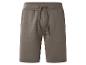 Shorts de survêtement marron avec cordon de serrage à la taille.