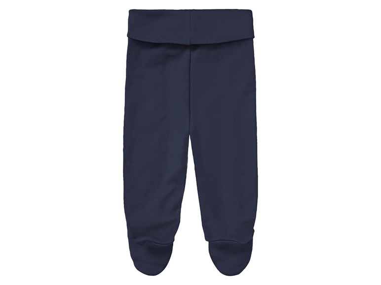 Leggings bébé bleu marine avec pieds